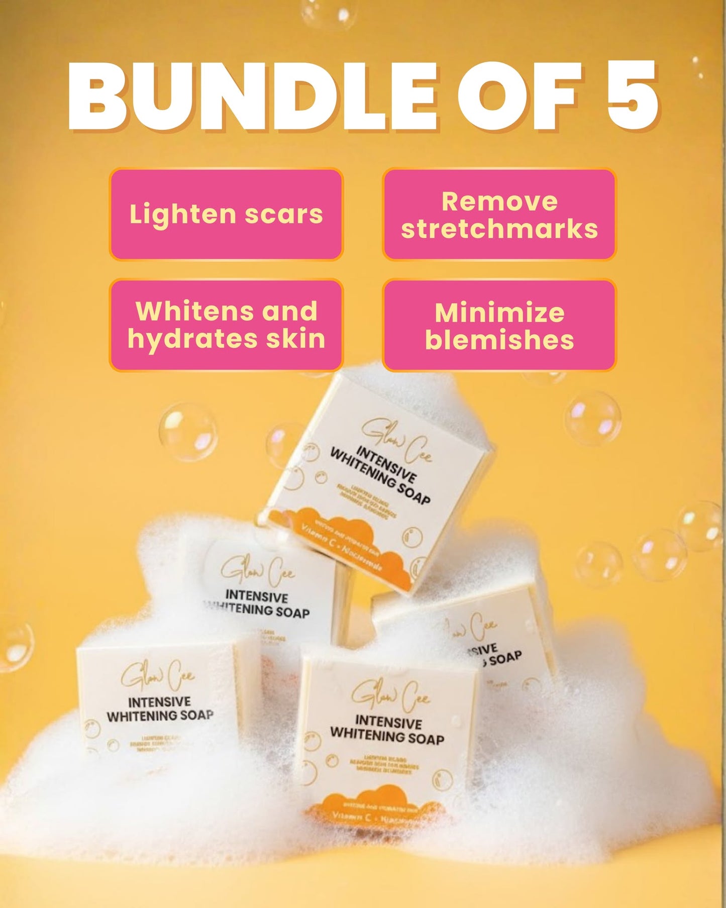 Glow Cee Intensive Soap (Bundle)